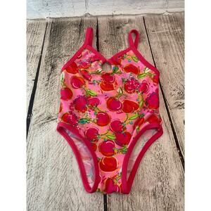 KOALA KIDS Girl’s Cherries One Piece Swimsuit / Size: 12 Months